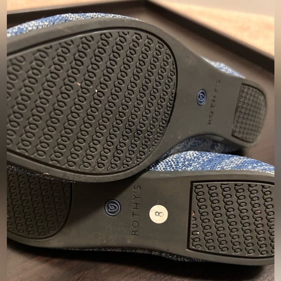 Rothy’s Shoes, The Point, Indigo Heather (Retired) Size 8, Rare Color - Picture 3 of 3